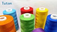 Benang jahit 100% poliester 40S/2 benang jahit 4500Y harga rendah 4500YDS