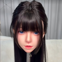 Tête de mannequin en silicone IA 2026 avec mandibule mobile pour greffe de cheveux, modèle intelligent tactique pour différentes formes de visage, défilé de mode