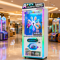 Jeu de la roue des prix à neuf fentes avec présentoir suspendu pour cadeaux, pour peluches, électroniques et pendentifs dans les salles de jeux intérieures