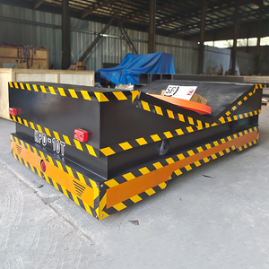 Nuevo Carro de Transferencia Eléctrico de <span class=keywords><strong>20</strong></span> Toneladas, Carro de Transporte de Materiales Pesados con Batería, Sin Rieles, con Control Remoto Inalámbrico - Product Image 1