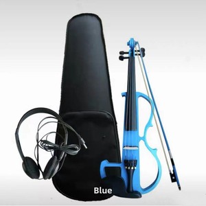 <span class=keywords><strong>Violon</strong></span> électronique blanc et noir pour <span class=keywords><strong>d</strong></span>ébutant, instrument de musique électroacoustique - Product Image 3