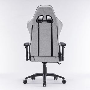 Silla Gamer de Aleación Resistente, Carga Máxima de 150 kg, Silla de Juego con Sistema de Inclinación Multidireccional, Tela Gris, Silla de Oficina Gamer - Product Image 5