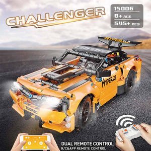 Moule King 15006 545PCS Car <span class=keywords><strong>Serie</strong></span> RC Orange Challenger Racing Car Building Block Model Technical Educational Toy Festival Gift - Product Image 2