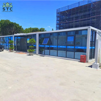 Maisons modulaires personnalisables de conteneur d'entrepôt de 10FT et 20FT avec des couleurs et des tailles personnalisées