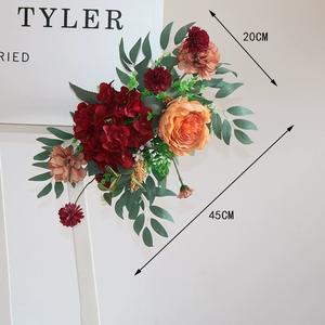 Arreglo de bola de flor de loto artificial Rosa realista para el Día DE LA MADRE Centros de mesa de graduación de boda de la escuela San Valentín - Product Image 2