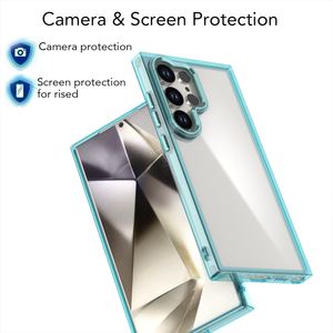 Étui de téléphone portable de couche antioxydante antichoc clair pour <span class=keywords><strong>Samsung</strong></span> pour Galaxy S24 S23 S22 + <span class=keywords><strong>S21FE</strong></span> S20 S25 + - Product Image 3