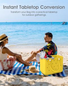 Accesorio de Bandeja Portavasos Superior para Bolsa Bogg Extra Grande, Compatible con Portavasos Stanley, Soporte para Teléfono para Bolsa Bogg, Divisor y Organizador - Product Image 3