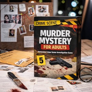 <span class=keywords><strong>Gioco</strong></span> di Mistero e Detective: Indagine sul Luogo del Crimine con Cartelle di Documenti e Puzzle per Feste e Risoluzione Interattiva dei Misteri - Product Image 1