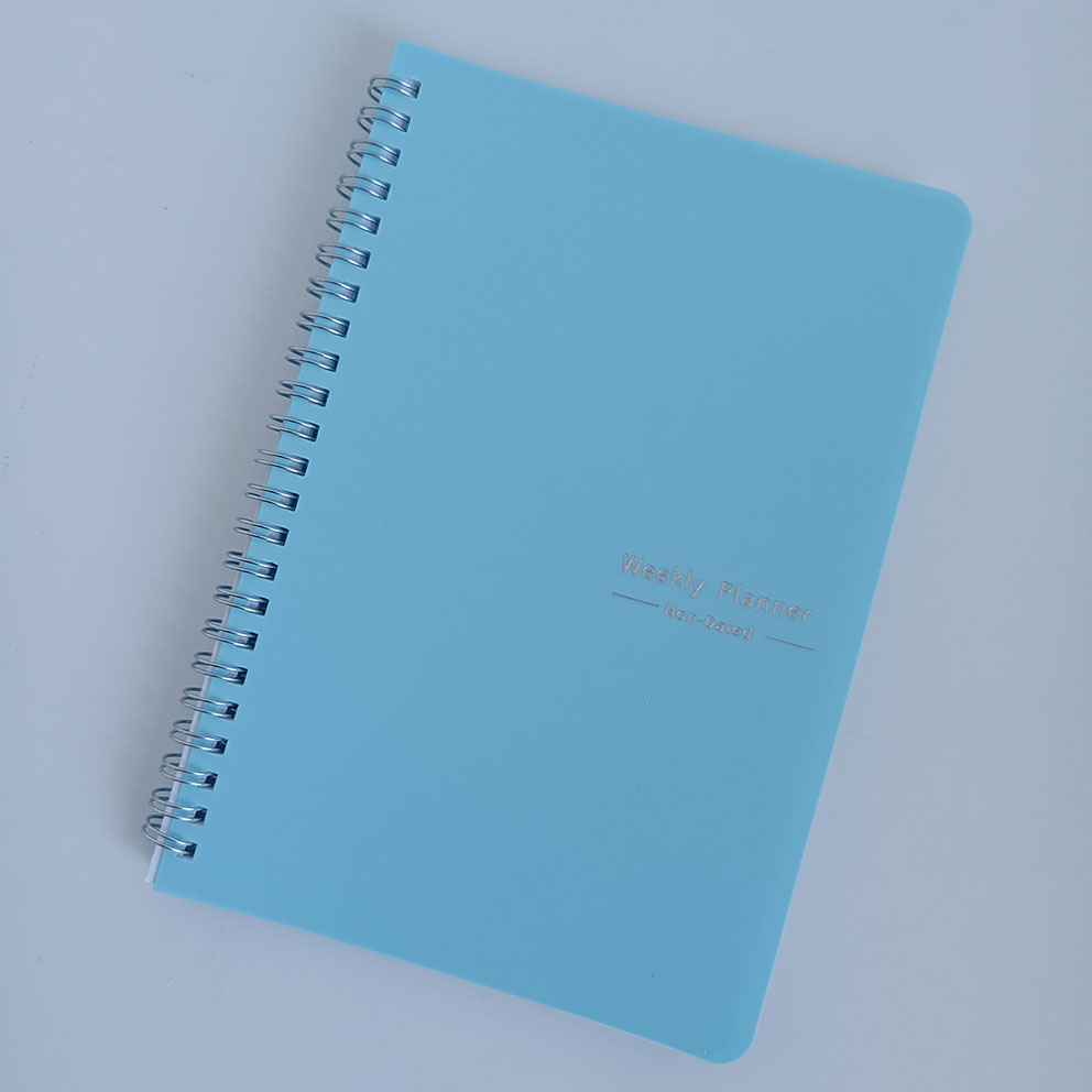 Pianificatore settimanale blu