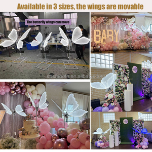 Alas de Mariposa Móviles con Luces LED Eléctricas para Decoración de Pasillos de Boda, Escenarios y Fiestas - Product Image 2