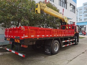 รถบรรทุกตงเฟิงดีเซลใหม่ เกียร์ธรรมดา ยูโร 5 ขนาด 8 ตัน ติดตั้งเครนพร้อมบูมยืดไสลด์ได้ - Product Image 2