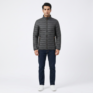 <b>Men's</b> Hooded Quilted Puffer <b>Jacket</b> Lightweight <b>Warm</b> Insulated Outdoor Winter Coat Hiking Travel Casual Wear - Product Image 1