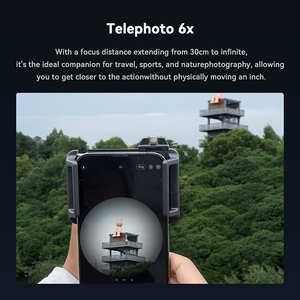 Objectif <span class=keywords><strong>macro</strong></span> téléobjectif 2-en-1 6X pour focale rapprochée, en alliage d'aluminium et verre optique, pour photographie mobile portable - Product Image 6