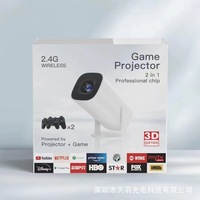 Nkiwi P30 Pro 2025 Nouveau projecteur 4K 450 Lumens 150 pouces Android 11 BT5.0 Double WiFi Mise au point manuelle LCD Portable Home Cinéma 8 Go