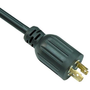 Xuanhui <span class=keywords><strong>NEMA</strong></span> <span class=keywords><strong>L5</strong></span>-30P 30amp 125V thẳng lưỡi xoắn khóa nam Cắm phích cắm nối đất điện màu đen 3 ngạnh - Product Image 4