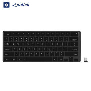 Teclado Inalámbrico Multimedia Mini de 78 Teclas con Sincronización Multidispositivo para Laptop, PC, <span class=keywords><strong>Pad</strong></span>, Macbook, Tablet - Product Image 4