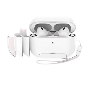 Funda Protectora Anti-Caídas para <span class=keywords><strong>AirPods</strong></span>, de PC Grueso, Color Sólido, con Diseño de Dibujos Animados, Gran Venta en Amazon - Product Image 1