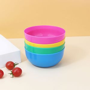 Bol coloré en <span class=keywords><strong>plastique</strong></span> bon marché cercle moderne simplicité <span class=keywords><strong>vaisselle</strong></span> pour enfants - Product Image 4