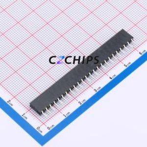 BCS-124-L-S-TE Pin Socket Through hole Component (THT),P=2.54mm Connector 2.54mm Through Hole Single Row 24P - Product Image 2