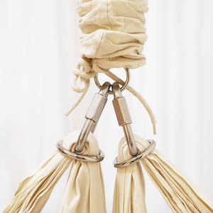 100% coton amélioré double bébé hamac <span class=keywords><strong>berceau</strong></span> moderne Double balançoire intérieur <span class=keywords><strong>berceau</strong></span> pliable coffre-fort <span class=keywords><strong>pour</strong></span> les nouveau-nés <span class=keywords><strong>pour</strong></span> chambre ou hôtel - Product Image 5