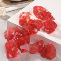 Pierres de guérison en quartz brut, prix d'usine, vente en gros, roches de cristal irrégulières, pierres de verre de roche, pierres de verre rouge