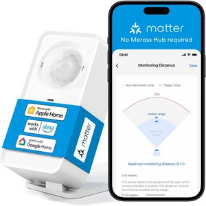 Capteur de présence humaine Meross Matter 6.1 M, détection de mouvement pour maison intelligente - Product Image 1