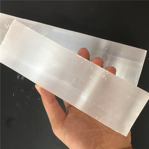 Vendita calda ibg size bianco naturale <span class=keywords><strong>fette</strong></span> di selenite gesso per la decorazione domestica - Product Image 1