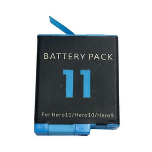 Venta de fábrica, Cámara de Acción, código electrolítico completo, paquete de batería de iones de litio recargable 10/<span class=keywords><strong>11</strong></span> para Go Pro Hero 9/negro - Product Image 2