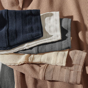 Logo ricamato su misura vecchi soldi estetica uomo manica lunga Waffle Henley Casual t-shirt causale da uomo - Product Image 6