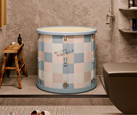 Baignoire pliable Portable pour enfant adultes salle de bain SPA baignoire 6 couches PVC bain de glace chaude trempage baignoire debout baignoire plongeante froide