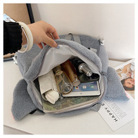 Sac en peluche mignon, nouveau sac à main pour filles d'automne, sac à bandoulière de poupée de dessin animé, sac à bonbons, sac en peluche