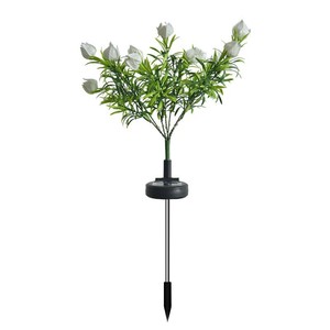 Solar Garden <b>Lights</b> Led <b>Rose</b> Flower Lamp Outdoor Waterproof Solar Powered Garden Decor Lawn Stake <b>Light</b> - Product Image 5