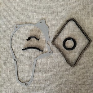 <b>Horizontal</b> 70-110 Starter Chain Timing <b>Bar</b> Paper Gasket for Motorcycles-Essential Engine Parts - Product Image 4