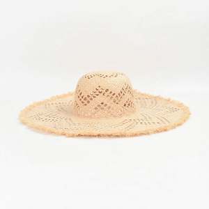 Female Hand Woven Hollow Raffia <b>Straw</b> <b>Hats</b> <b>Summer</b> Women Large Brim Dome Sunshade Beach <b>Straw</b> <b>Hat</b> - Product Image 4