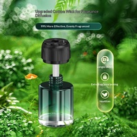 Diffuseur d'arômes pour voiture en verre de grande capacité 160 ml, recharge transfrontalière, parfum durable, spray anti-odeurs, fonctions de décoration