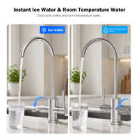 Refroidisseur d'eau froide écologique sous évier pour la consommation familiale avec protection anti-fuite et robinet standard pour cuisine