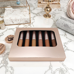 Set Lipstik Cair <span class=keywords><strong>Matte</strong></span> Tahan Lama 47 Warna Private Label, <span class=keywords><strong>Lip</strong></span> <span class=keywords><strong>Gloss</strong></span> Tahan Air untuk Riasan Kecantikan, Bebas Kekejaman pada Hewan - Product Image 1