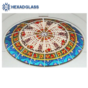 Hexad-Chine nouveau Design <span class=keywords><strong>vitrail</strong></span> coloré <span class=keywords><strong>d</strong></span>écoratif bâtiment mur toit église - Product Image 3