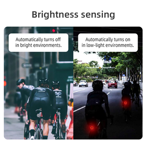 Nouveau <span class=keywords><strong>feu</strong></span> <span class=keywords><strong>arrière</strong></span> LED intelligent pour l'équitation de nuit VTT frein <span class=keywords><strong>feu</strong></span> <span class=keywords><strong>arrière</strong></span> matériau en aluminium étanche caractéristique puissance de la batterie - Product Image 5