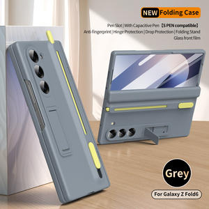 Bisagra antihuellas dactilares, funda de protección contra caídas, soporte plegable con película frontal de vidrio y bolígrafo capacitivo para Galaxy Fold 7 - Product Image 5