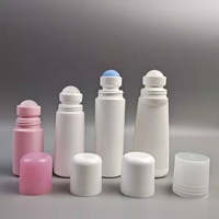 Chine Fabricant Personnalisé 30ml Rond HDPE En Plastique Vide Rouleau Déodorant Bouteille Blanc Rose Couleur pour Hommes Femmes Bouteilles En Plastique