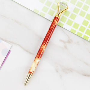 Full Color Printed Promotional Business Luxury Customizable Sports Logo Crystal Diamond Metal Ballpoint Pen <b>Gift</b> Pens - Product Image 4