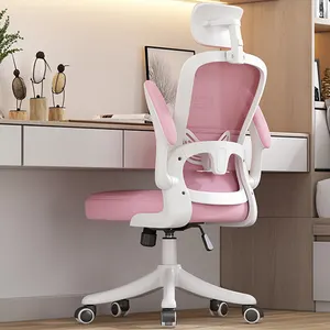 Sedia da Computer ergonomica moderna con sedia da ufficio reclinabile alta in alluminio da donna