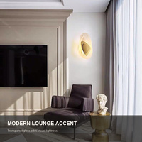 Applique murale moderne en verre doré avec forme de galet organique et texture superposée pour chambre à coucher, chevet, salon, couloir, hôtel, villa