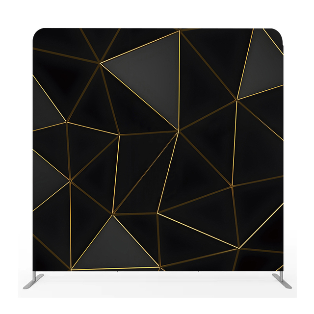 8x8 Double Sided Custom Printed Tension Fabric Photo Booth Backdrop Background for Photography