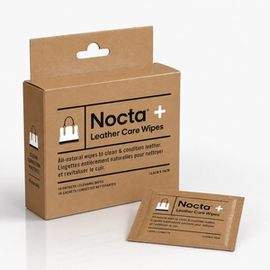 Lingettes de nettoyage et d'entretien du cuir de luxe OEM pour sacs à main, portefeuilles, ceintures, chaussures – Nettoyage en profondeur, restauration de la couleur, prévention des fissures - Product Image 1