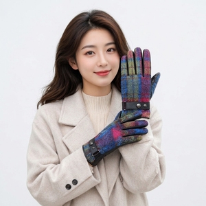 Échantillon de soutien à la vente en gros – <span class=keywords><strong>Gants</strong></span> en cuir de mouton pour hommes et femmes, chauds pour l'extérieur, fournis par les fabricants d'usine pour l'<span class=keywords><strong>hiver</strong></span> - Product Image 6
