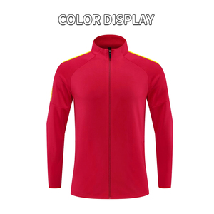 Survêtement de football pour hommes, veste respirante à fermeture éclair avec nom d'équipe personnalisé, prix de gros pour les kits des joueurs de football de club - Product Image 6