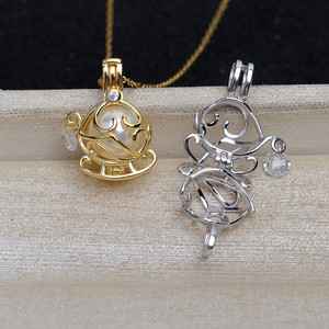 S925 Silver 8mm 6mm Non-Perforated <b>Butterfly</b> Snowflake <b>Bead</b> Pendant for Female Headrest DIY Accessory Holder 5091 Collection - Product Image 1
