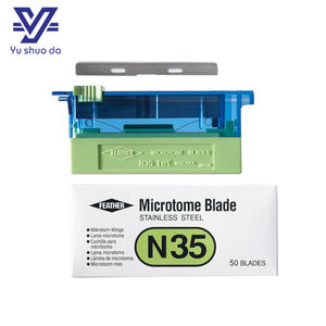 Lames de microtome professionnelles en acier inoxydable médical, emballées individuellement - Product Image 3